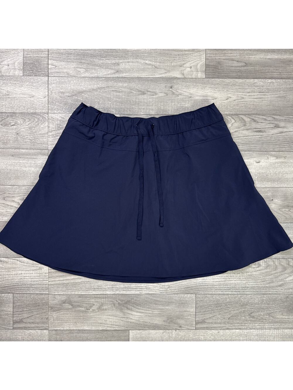 T by Talbots Activewear Tennis Skort Pull On Stretch Navy Blue sz L